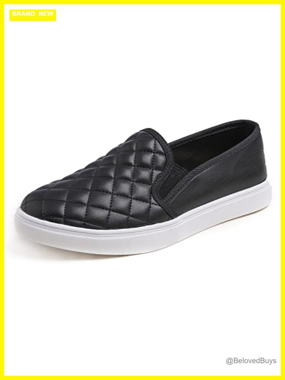 Women's Quilted Slip On Loafer Flats Comfortable Casual Shoes